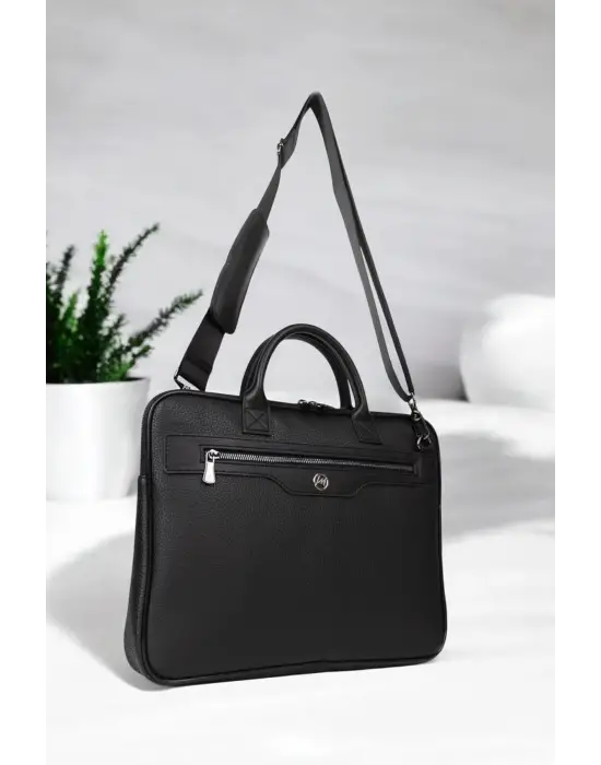 Premium Unisex Siyah Laptop & Evrak Çantası 13-14.6 inç