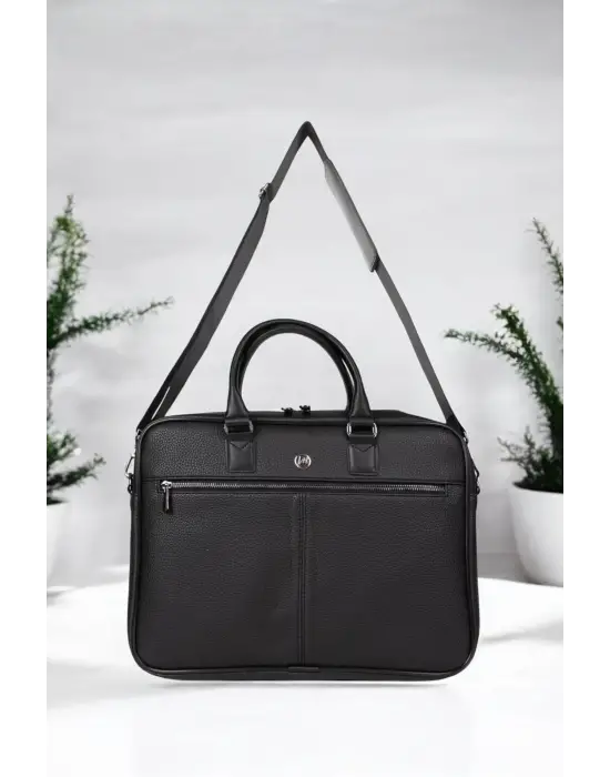 Premium Unisex Siyah Laptop & Evrak Çantası 13-14.6 inç