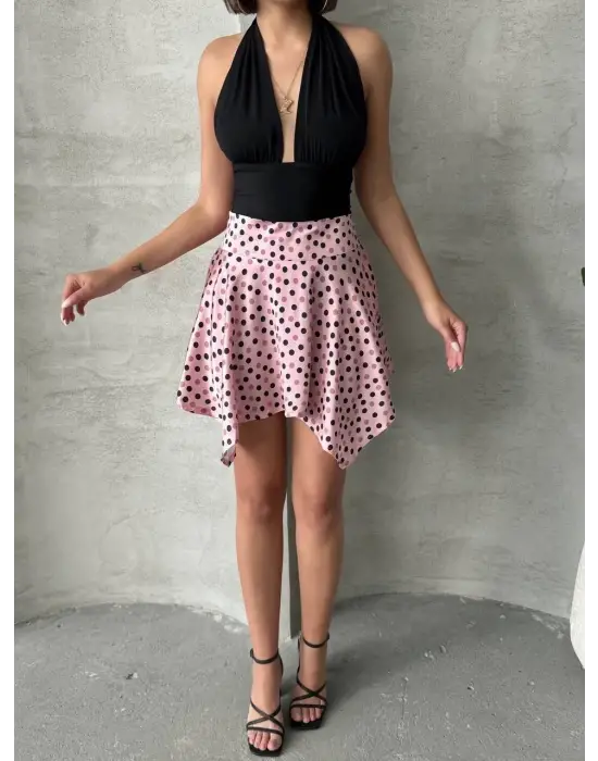 Puantiyeli Etek
