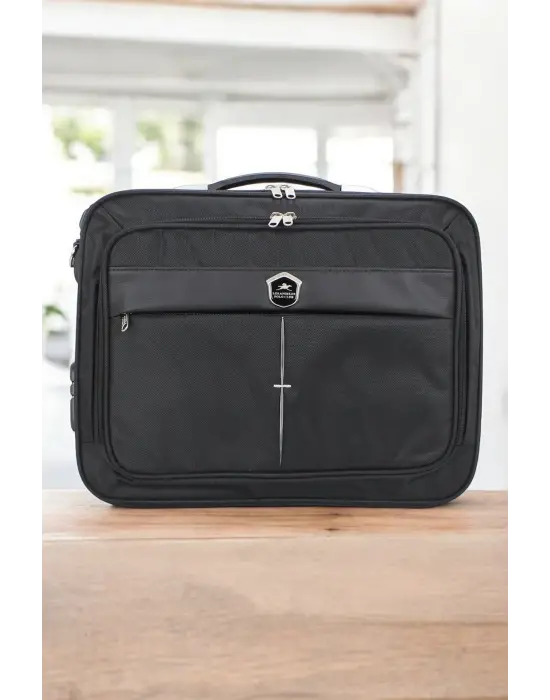 Siyah 17.3 inç Laptop Evrak Çantası