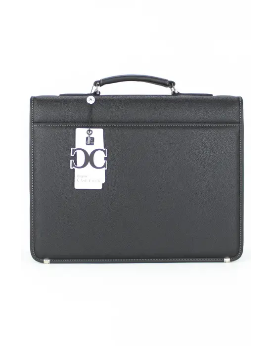 Siyah Klasik Evrak Model Erkek 15.6 inç Laptop Çantası