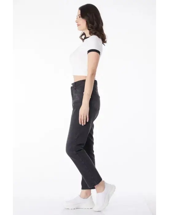 Slimfit Mom Jeans Pantolon