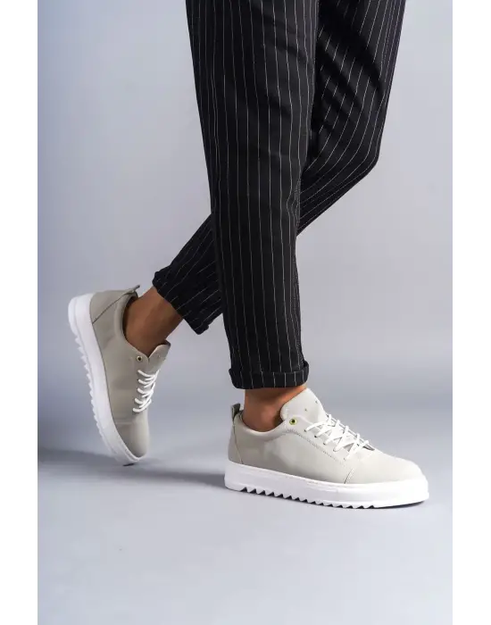 Tb152 Cool Bağcıklı Süet Erkek Günlük Spor Klasik Ayakkabı Sbt - Gri