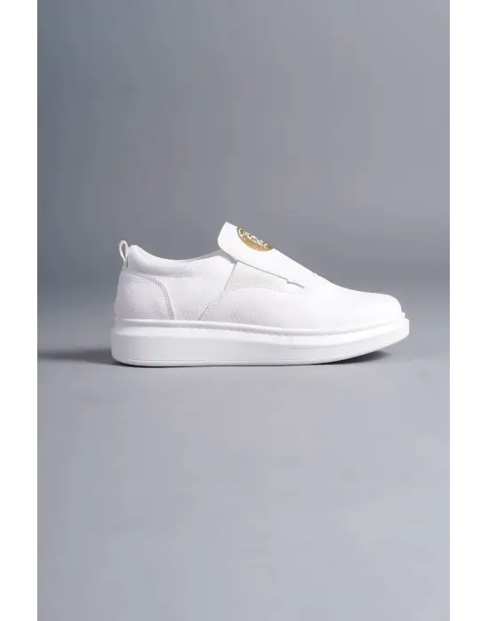 Tb161 Hippo Bağcıksız Cilt Erkek Günlük Sneaker Ayakkabı Cbt - Beyaz