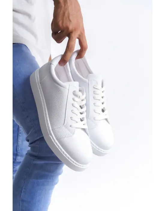 Elite Cilt Erkek Günlük Sneaker Beyaz Ayakkabı