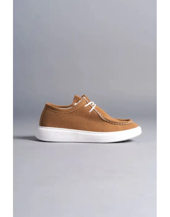 Tb170 Tornado Bağcıklı Süet Erkek Günlük Spor Klasik Ayakkabı Sbt - Taba