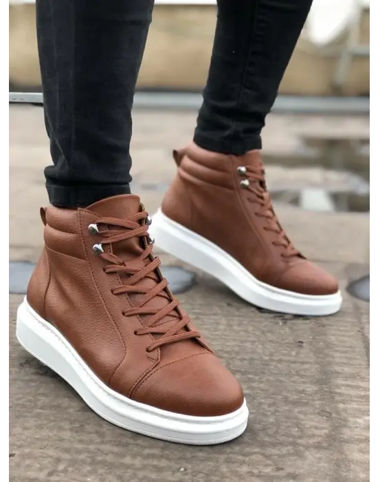 Toronto Bağcıklı Cilt Erkek Spor Taba Bot