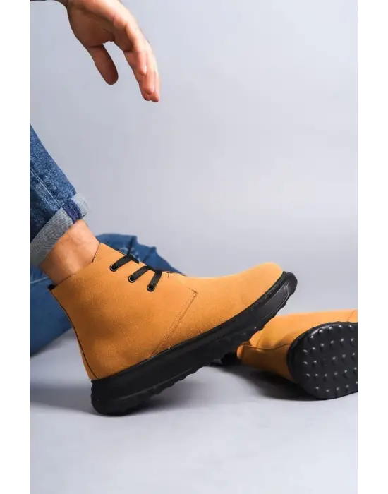 Franca Bağcıklı Süet Erkek Spor Taba Bot