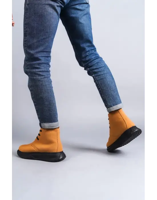 Franca Bağcıklı Süet Erkek Spor Taba Bot