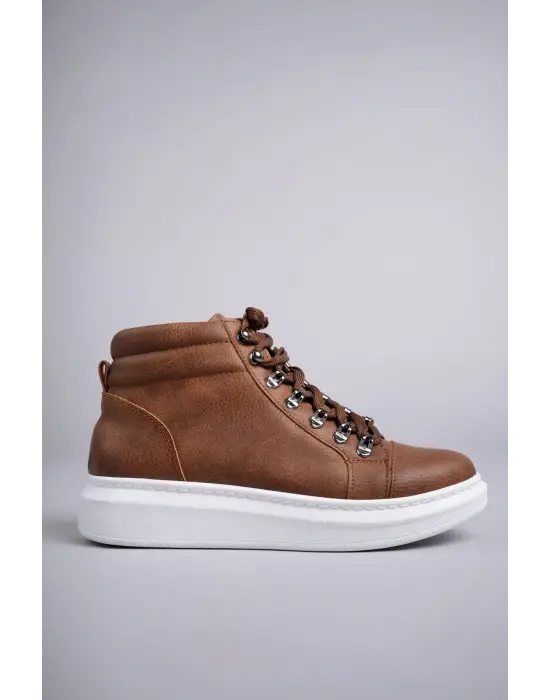 Ottawa Bağcıklı Cilt Erkek Günlük Spor Bot Bt Taba