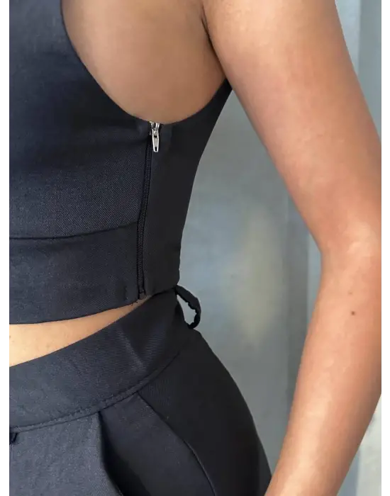 Şortlu Keten Takım