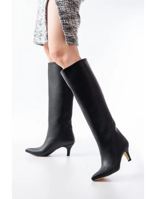 Siyah Günlük Bayan Çizme