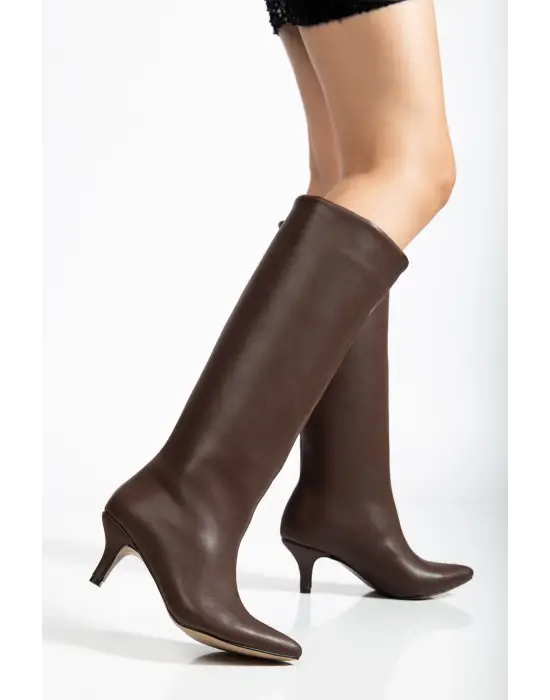 Syt-2025 Açık Kahve Günlük Kadın Çizme