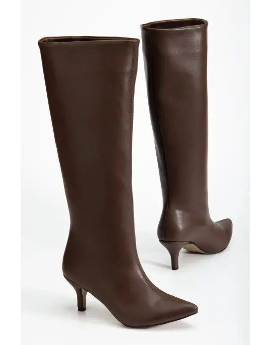 Syt-2025 Açık Kahve Günlük Kadın Çizme