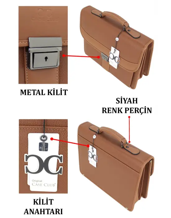 Taba Klasik Evrak Model Erkek 15.6 inç Laptop Çantası