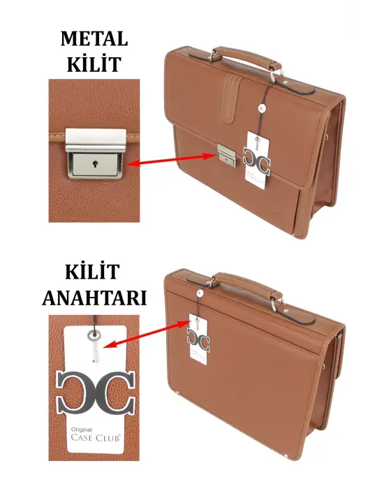 Taba Klasik Evrak Model Erkek 15.6 inç Laptop Çantası