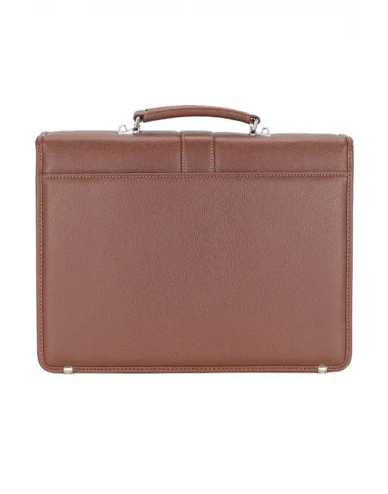 Taba Vintage Klasik Tarz A4 Kağıt Uyumlu Evrak Çantası