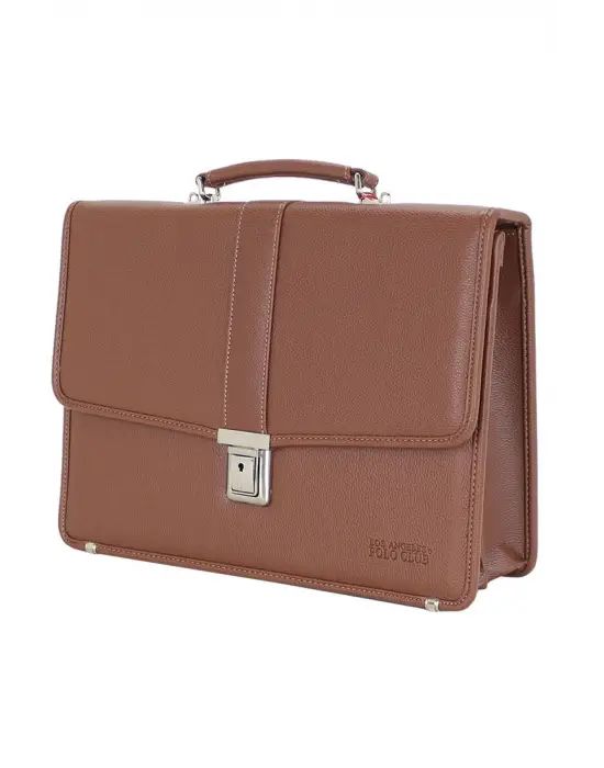 Taba Vintage Klasik Tarz A4 Kağıt Uyumlu Evrak Çantası