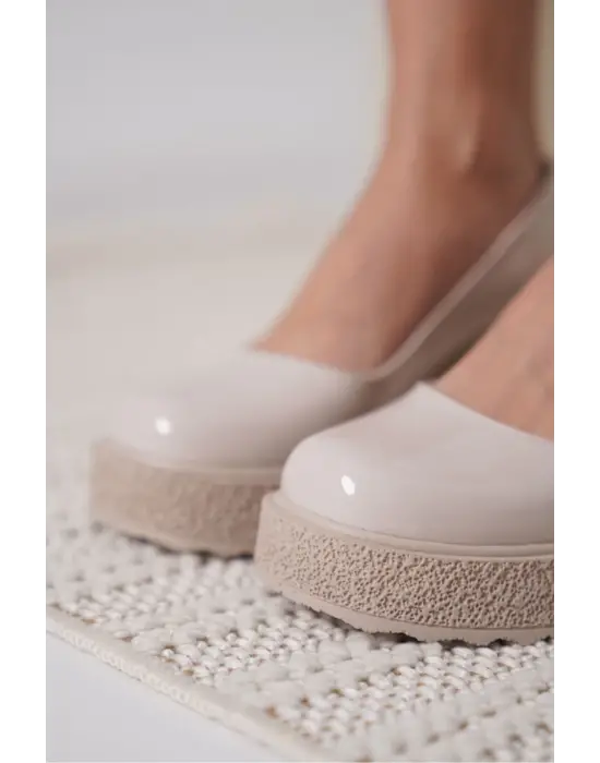 Talya Kadın Bej Rugan Günlük Ayakkabı