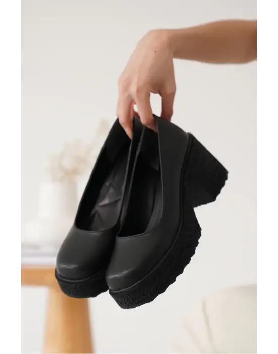 Talya Siyah Kadın Günlük Ayakkabı