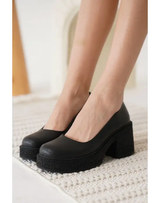 Talya Siyah Kadın Günlük Ayakkabı