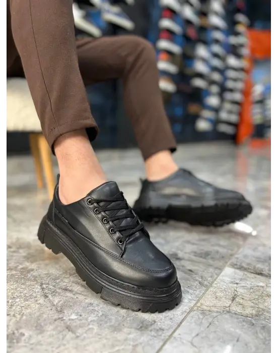 Tb-702 Terzi Bey Kömür Cilt Günlük Erkek Ayakkabı