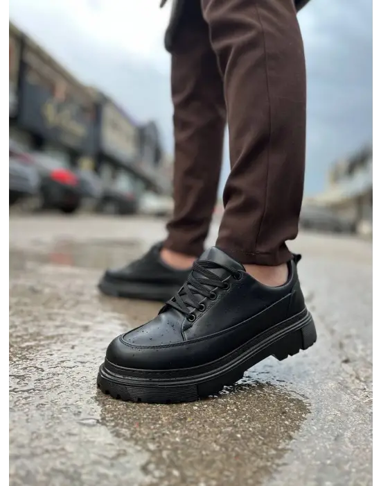 Tb-702 Terzi Bey Kömür Cilt Günlük Erkek Ayakkabı