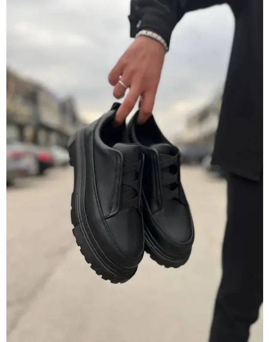 Tb-703 Terzi Bey Kömür Lastikli Günlük Erkek Ayakkabı