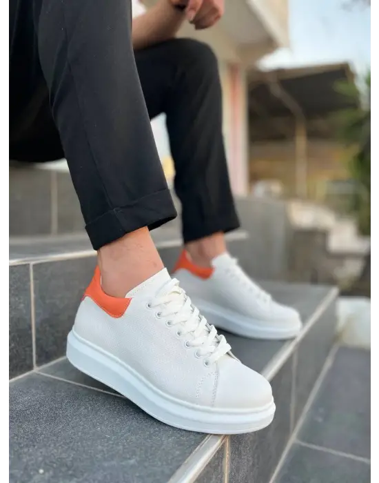 Tb-dx3 Terzi Bey Beyaz Deri Günlük Erkek Ayakkabı