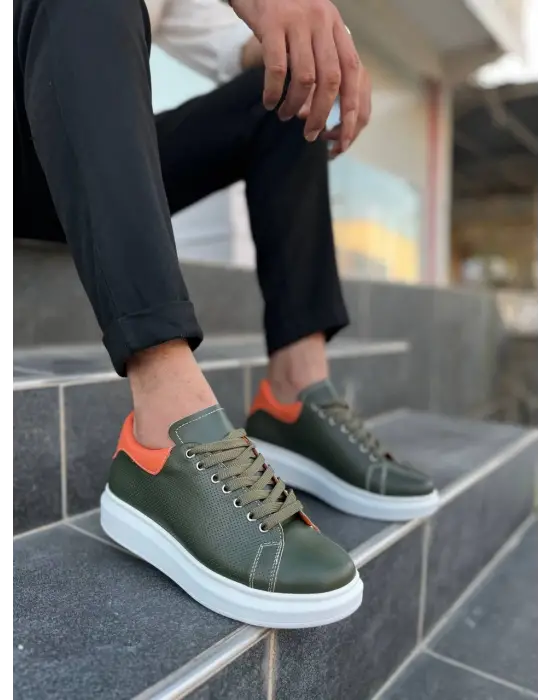 Tb-dx3 Terzi Bey Haki Deri Günlük Erkek Ayakkabı