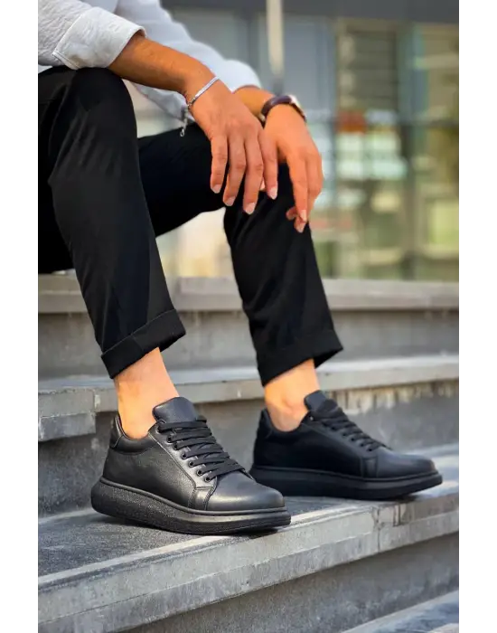 Tb-dx46 Terzi Bey Kömür Deri  Günlük Erkek Ayakkabı