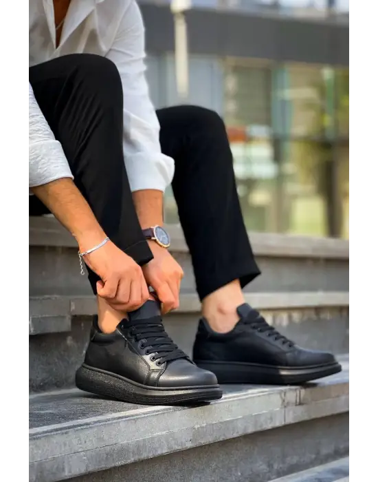 Tb-dx46 Terzi Bey Kömür Deri  Günlük Erkek Ayakkabı