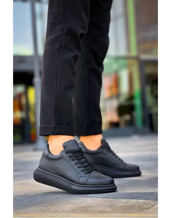 Tb-dx46 Terzi Bey Kömür Deri  Günlük Erkek Ayakkabı