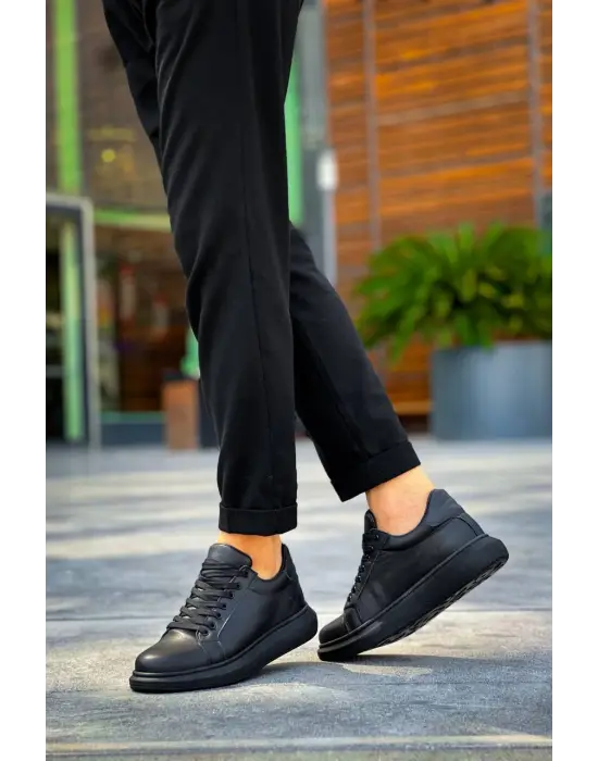 Tb-dx46 Terzi Bey Kömür Deri  Günlük Erkek Ayakkabı