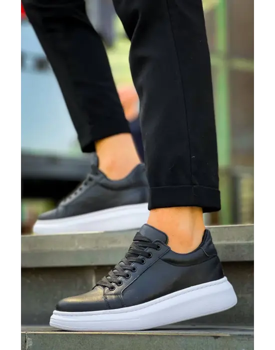 Tb-dx46 Terzi Bey Siyah Deri  Günlük Erkek Ayakkabı