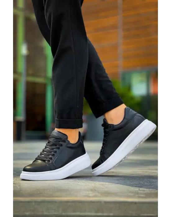 Tb-dx46 Terzi Bey Siyah Deri  Günlük Erkek Ayakkabı