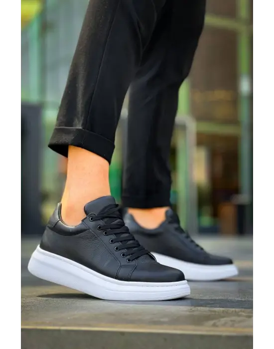 Tb-dx46 Terzi Bey Siyah Deri  Günlük Erkek Ayakkabı