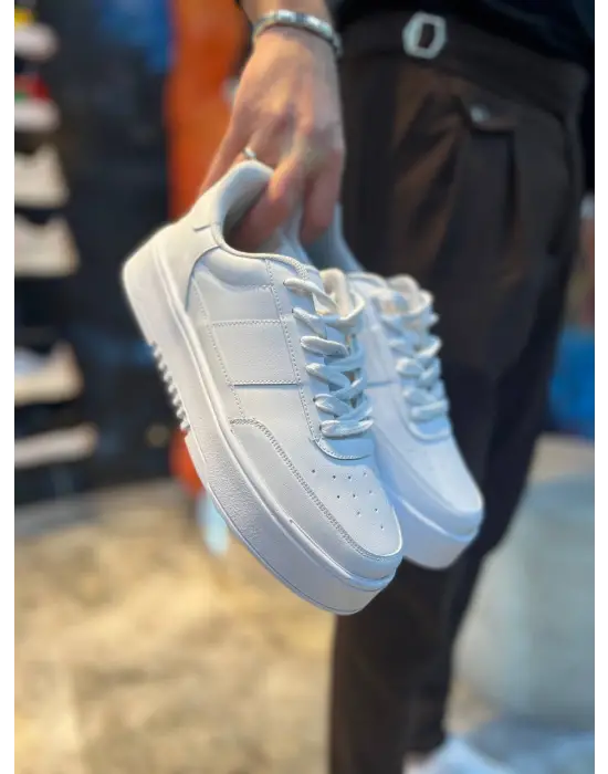 Tb-n2 Terzi Bey Beyaz Cilt Günlük Erkek Ayakkabı