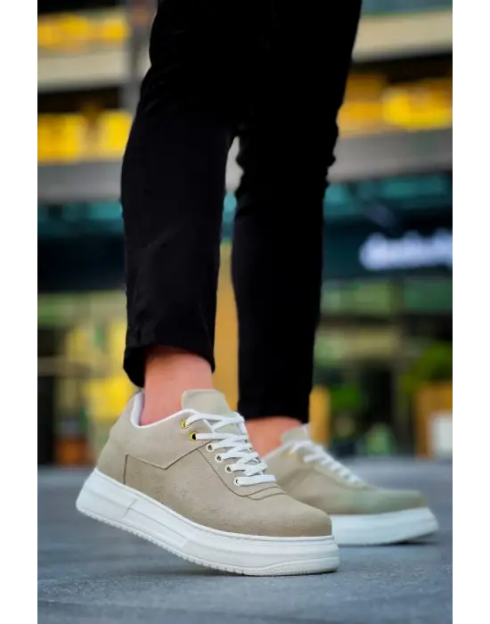 Tb-x20 Terzi Bey Bej Süet  Günlük Erkek Ayakkabı