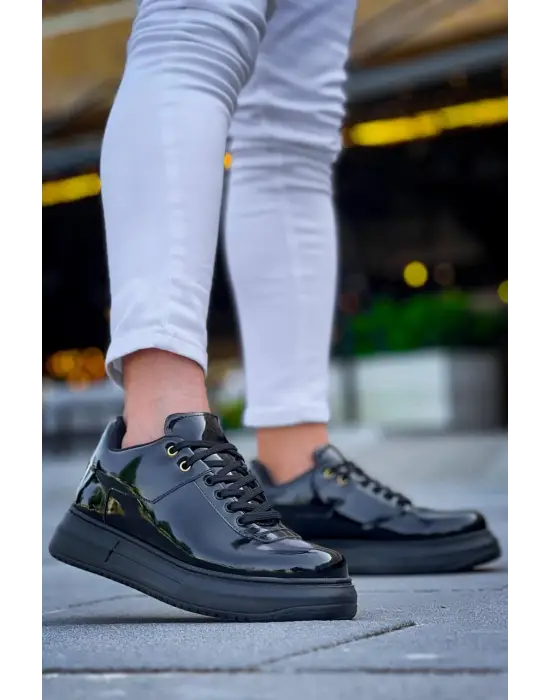 Tb-x20 Terzi Bey Kömür Rugan  Günlük Erkek Ayakkabı