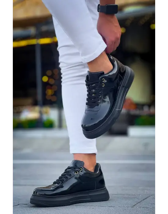 Tb-x20 Terzi Bey Kömür Rugan  Günlük Erkek Ayakkabı