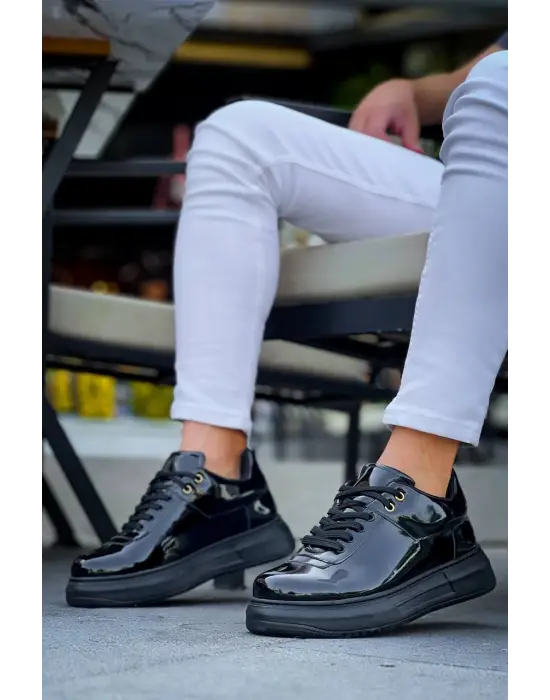 Tb-x20 Terzi Bey Kömür Rugan  Günlük Erkek Ayakkabı