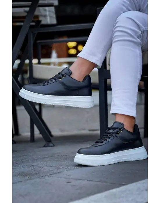 Tb-x20 Terzi Bey Siyah Cilt  Günlük Erkek Ayakkabı