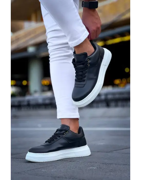 Tb-x20 Terzi Bey Siyah Cilt  Günlük Erkek Ayakkabı