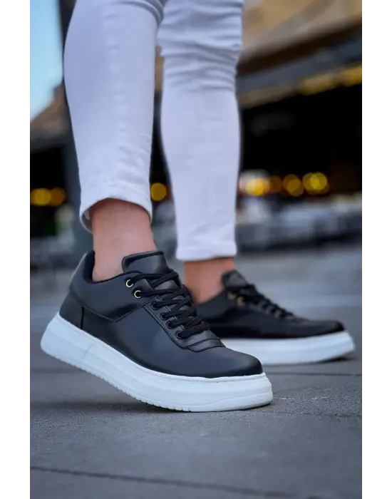 Tb-x20 Terzi Bey Siyah Cilt  Günlük Erkek Ayakkabı