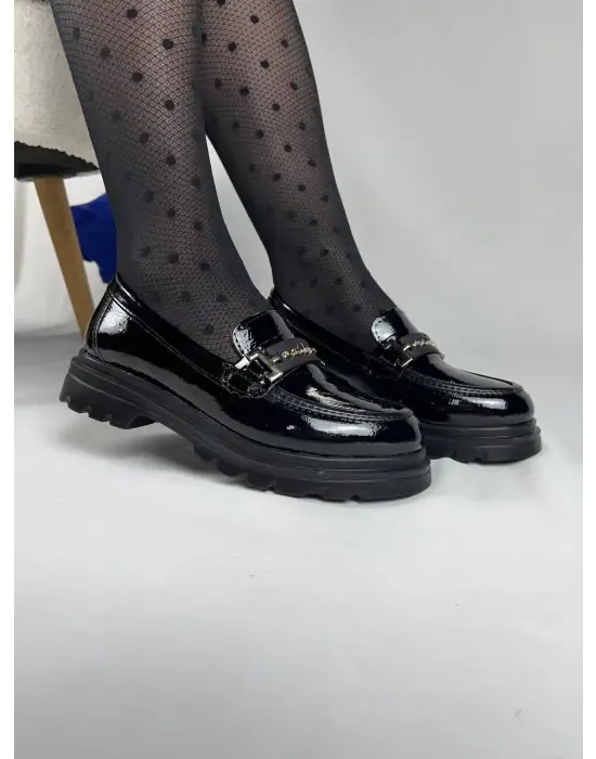 Tb-zn103 Terzi Bey Kömür Rugan Günlük Kadın Babet