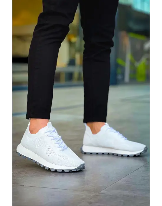 TB2409 - Triko Erkek Ayakkabı BEYAZ