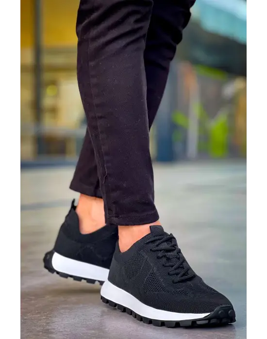 TB2409 - Triko Erkek Ayakkabı SIYAH