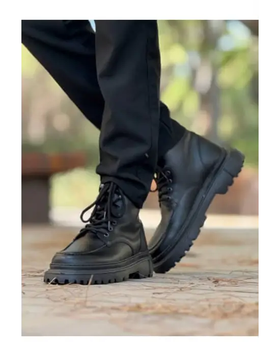 TB2529 - Fantasya ST Erkek Bot SIYAH