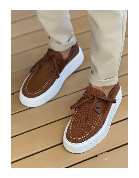 TB2602 - Triko Erkek Ayakkabı KAHVE